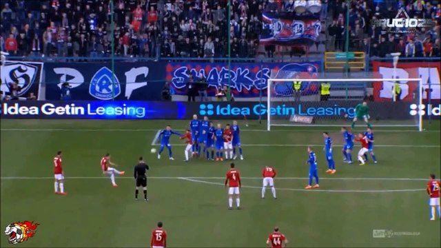 rzuty wolne ekstraklasa 2017/18