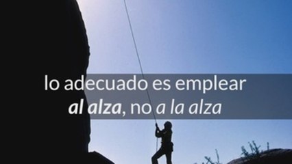 Fundéu BBVA: "al alza", no "a la alza"