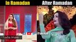 Before Ramzan & After Ramzan - Pakistani Celebrities - Actors & Actresses