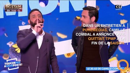 Camille Combal quitte TPMP