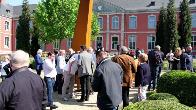 Seraing : Inauguration de l'oeuvre de Louis Leloup au Val St Lambert