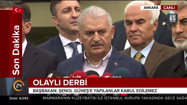 Olaylı derbiye Başbakan Yıldırım'dan kritik açıklama