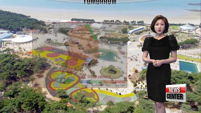 Sunny and warm but dusty with high ozone levels _ 042018