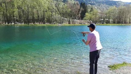 La pêche à la mouche en réservoir par Laurent Payen