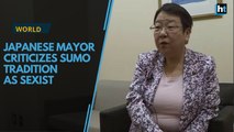 Japanese mayor criticizes sumo tradition as sexist