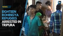 Eighteen Delhi bound Rohingya Refugees were arrested in Tripura