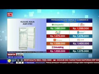 Perbandingan Harga e-Commerce: Kulkas AQUA AQR-D190