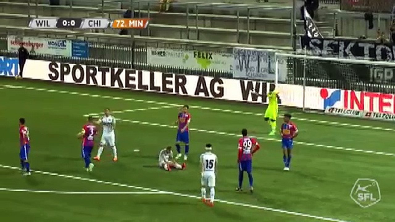 Wil 1:0 Chiasso (Switzerland. Challenge League. 19 April 2018)
