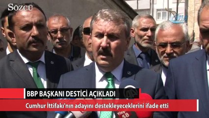 BBP seçimlerde kimi destekleyeceğini açıkladı