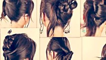 3 Minute Spiral Half Updo Hairstyle Easy Back To School