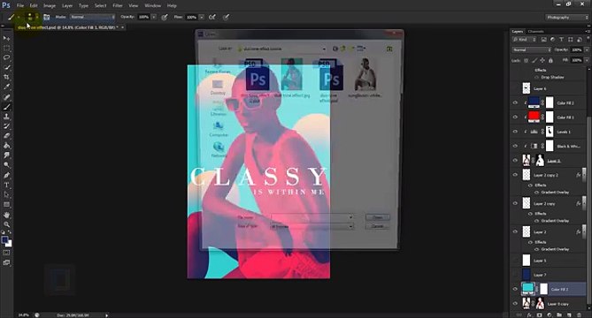Create Sick Duotone Effect | Photoshop Tutorial | Photo Effects