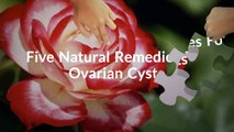 5 NATURAL REMEDIES FOR TREATING AND ELIMINATING OVARIAN CYSTS OR PCO