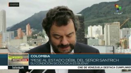 Colombia: defensor del Pueblo informa estado de salud de Santrich