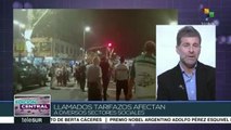 Argentinos rechazan tarifazos con la 'marcha de las velas'