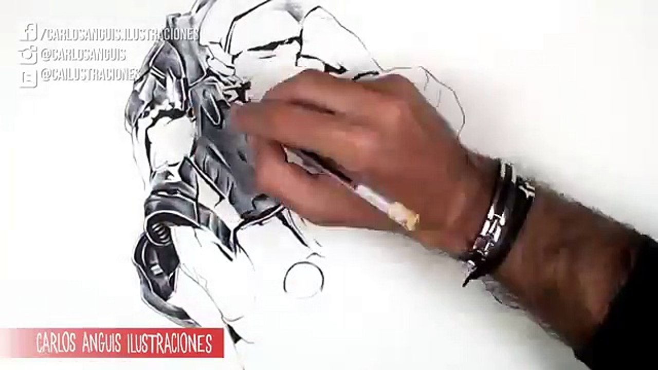 Drawing Ultron Prime (from Avengers Age of Ultron)