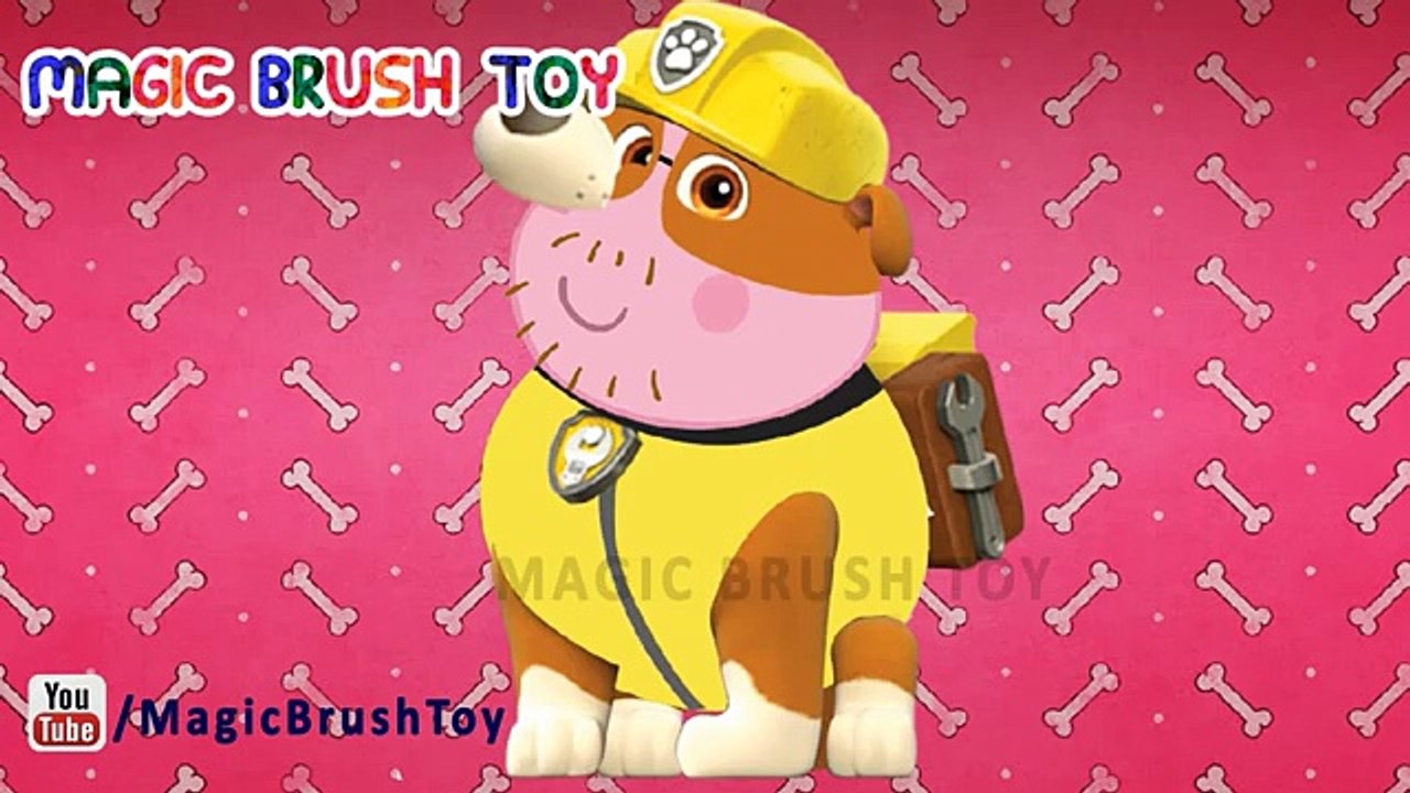 PAW PATROL PEPPA PIG COSTUMES Español TRANSFORMS INTO PAW PATROL RUBBLE SKYE ROCKY CHASE RYDER
