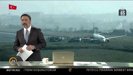 Uçak pistten çıktı