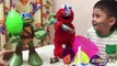 Elmos Birthday Celebration - Disney toys for kids surprise eggs for Tickle Me Elmo
