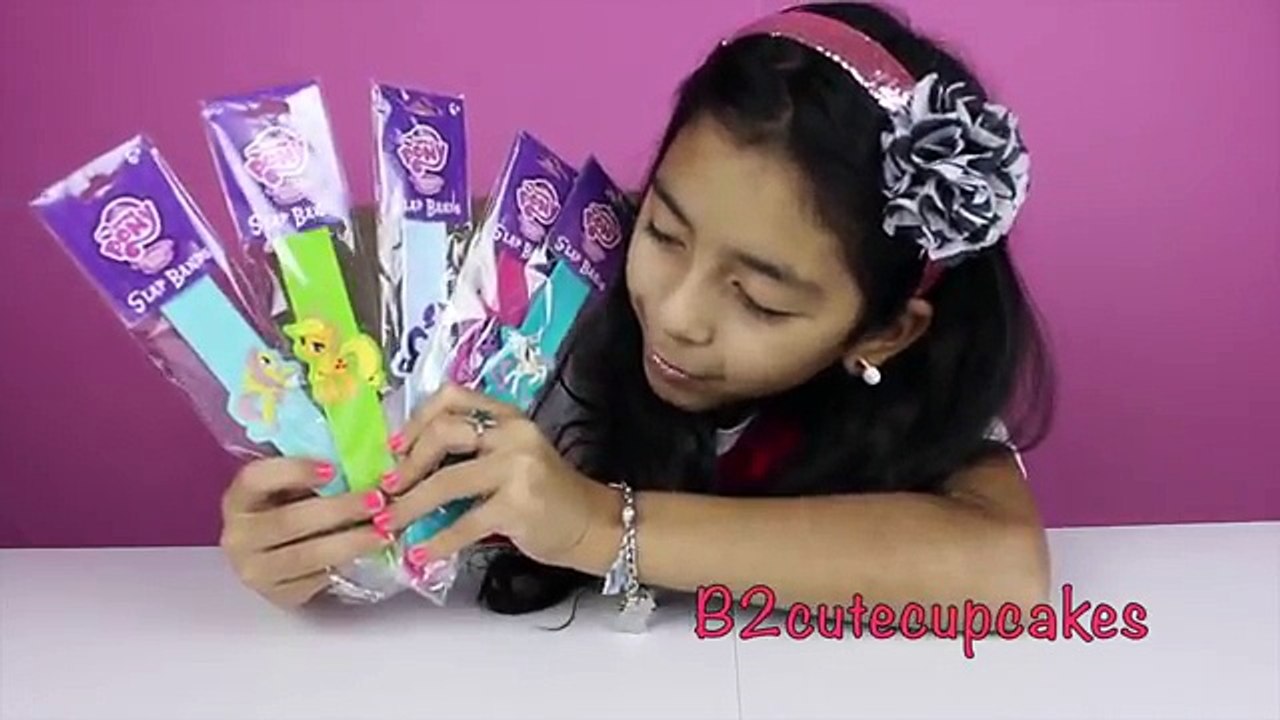 My Little Pony Slap Bands MLP Slap Bracelets Apple Jack Celestia Rarity Twilight Sparkle Fluttershy