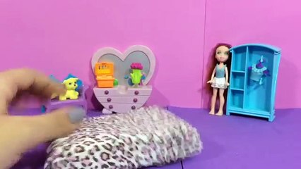 Como fazer cama para quarto da Polly Pocket | Imaginando & brincando
