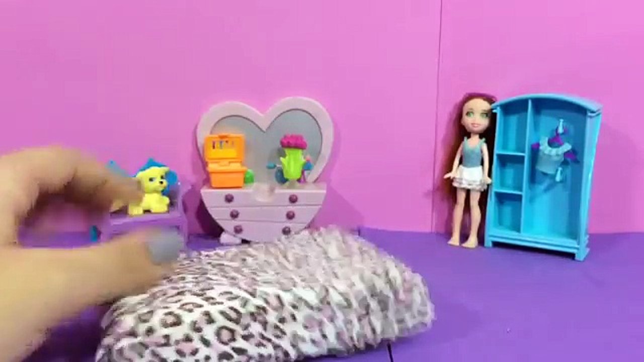 Como fazer cama para quarto da Polly Pocket | Imaginando & brincando
