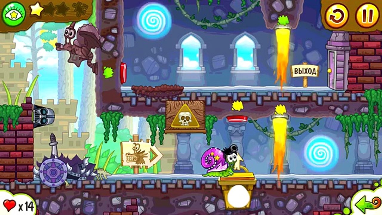 УЛИТКА БОБ #8 - Фэнтези история. Начало. Мультик игра для детей. Несносный боб 8 на Игрули TV.