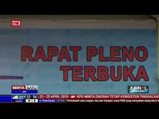 KPU Kota Binjau Gelar Pleno Terbuka Penetapan DPT