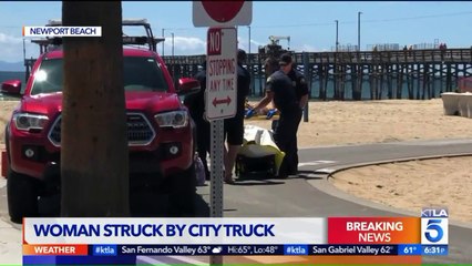 City Worker Runs Over Woman Lying in Sand on Southern California Beach: Police