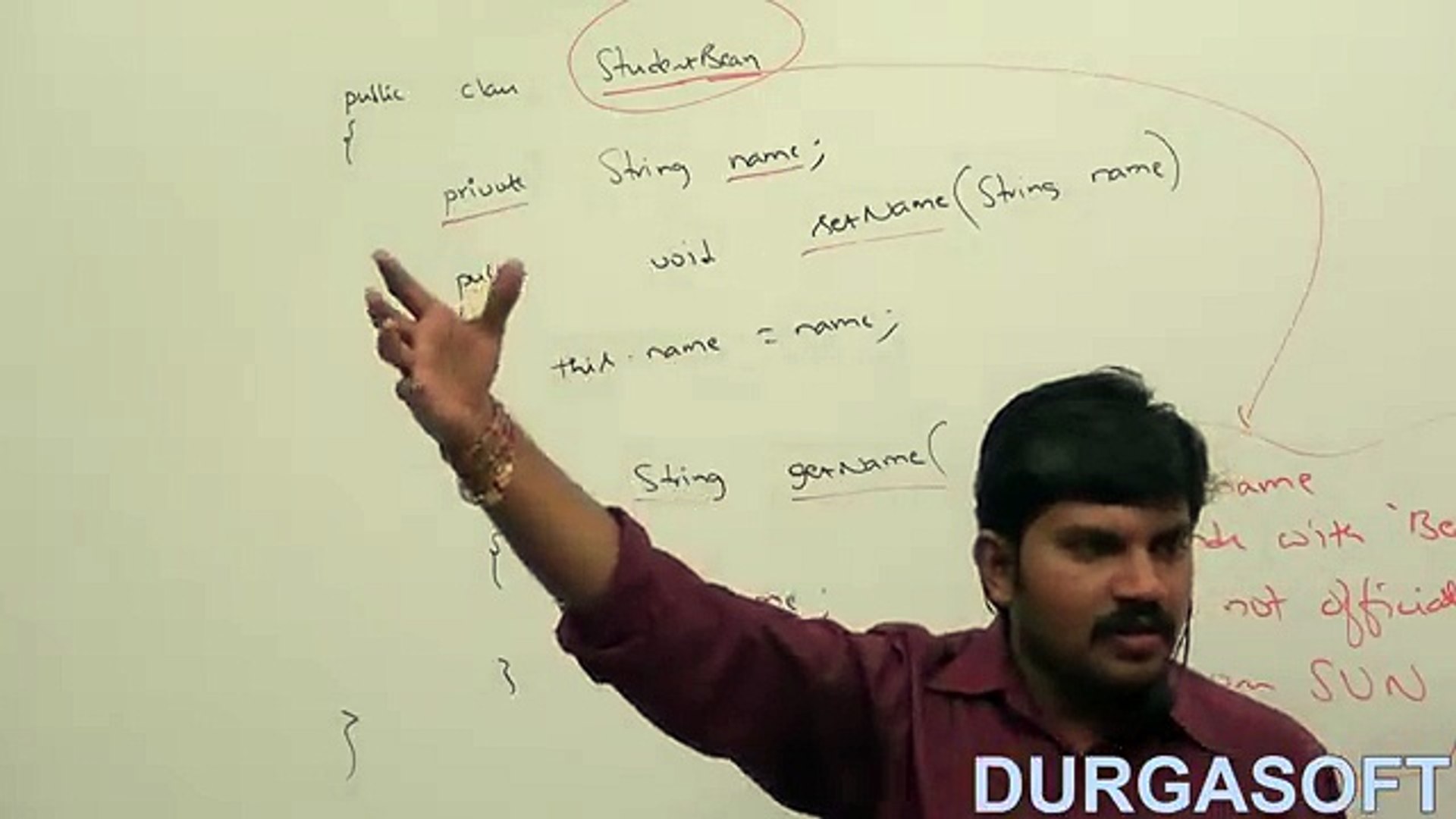 Language Fundamentals: Java bean coding standards and Listeners