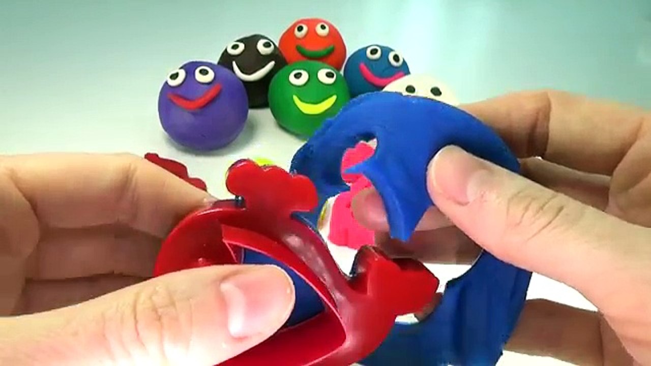 Play and Learn Colors with Play Dough Dolphin Animal Mold Fun & Creative for kids Children Toddlers