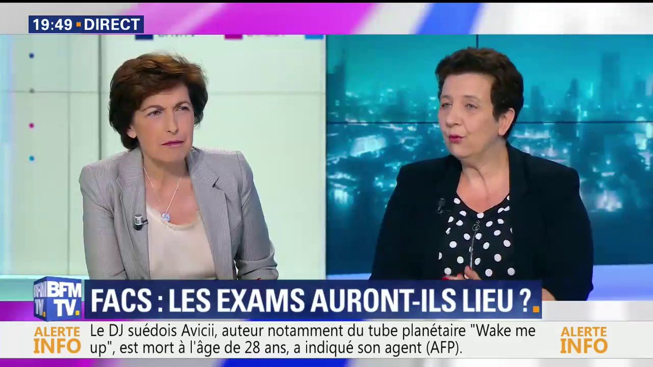 Tolbiac: les examens "restent programmés au mois de mai (…) probablement dans d’autres sites", dit Frédérique Vidal