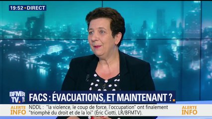 Tolbiac: "Une fois encore je remercie les forces de l'ordre (...) c'est important que les choses se fassent dans le calme", dit Frédérique Vidal
