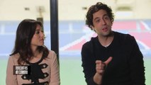 Max Boublil et Vanessa Guide sur le terrain dans Comme des garçons - Interview cinéma