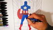 Captain America Coloring Pages Part 4 , Captain America Coloring Pages Fun , Coloring Pages Kids Tv