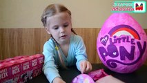 Гигантское ЯЙЦО Плей До Май Литл Пони ✿ Sweet Box распаковка ❤ My Little Pony сюрпризы Giant Egg MLP