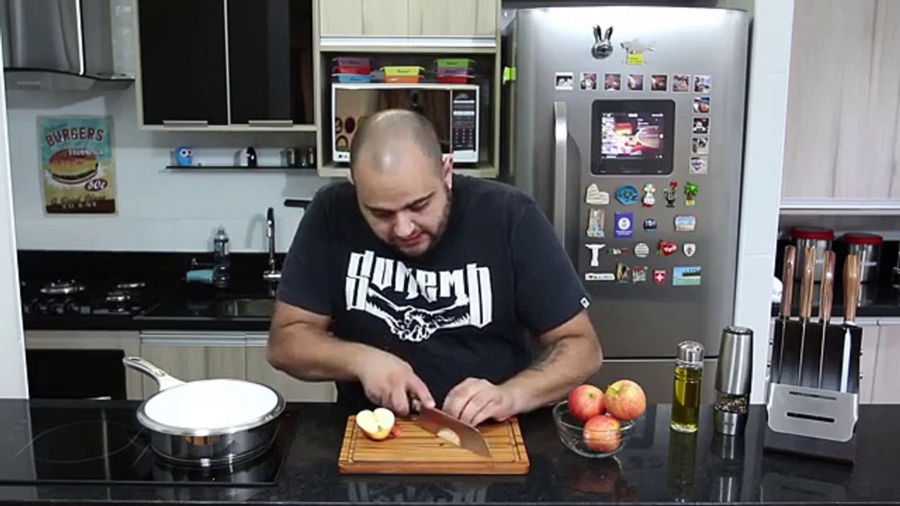 COMO FAZER TORTA DE MAÇA DE FRIGIDEIRA | Receitas que brilham | Ana Maria Brogui #273