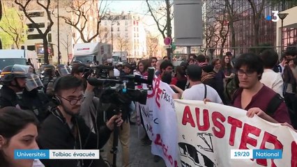 Universités : Tolbiac évacuée par les forces de l'ordre