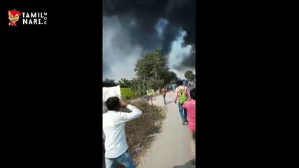 பெட்ரோல் டேங்க் வெடித்து சிதறும் நேரடிக்காட்சி வீடியோ