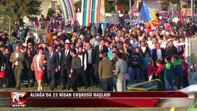 23 Nisan Uluslararası Aliağa Çocuk Festivali Şölen Havasında Başladı