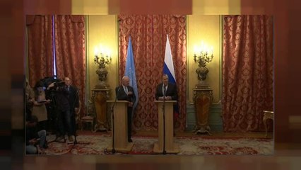 Siria, De Mistura incontra Lavrov a Mosca