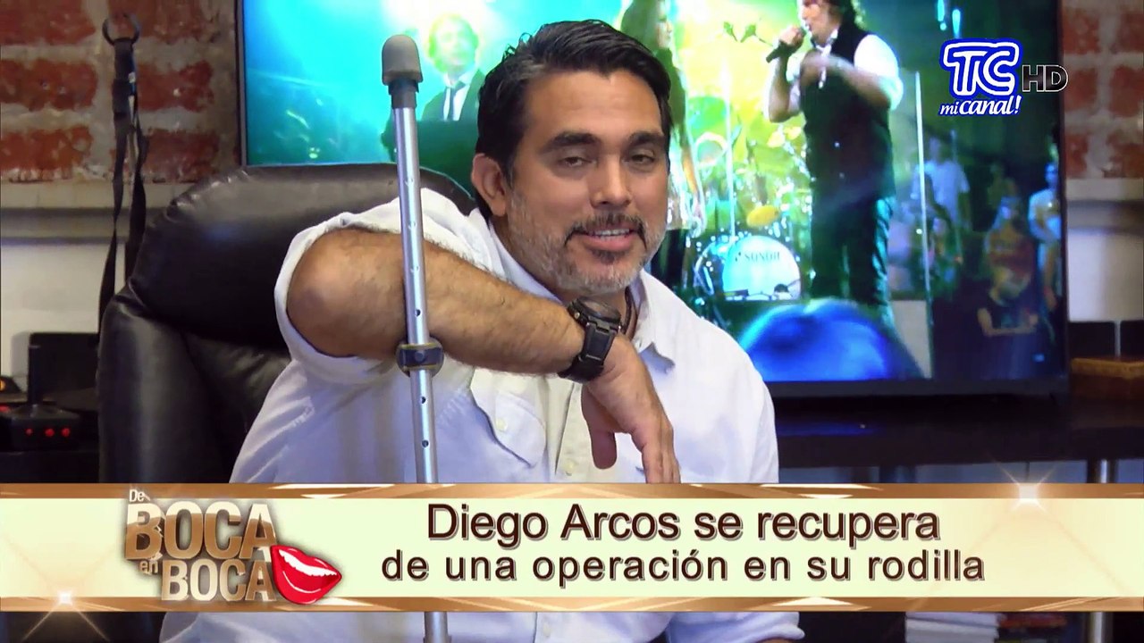 Diego Arcos se recupera de una operación en su rodilla