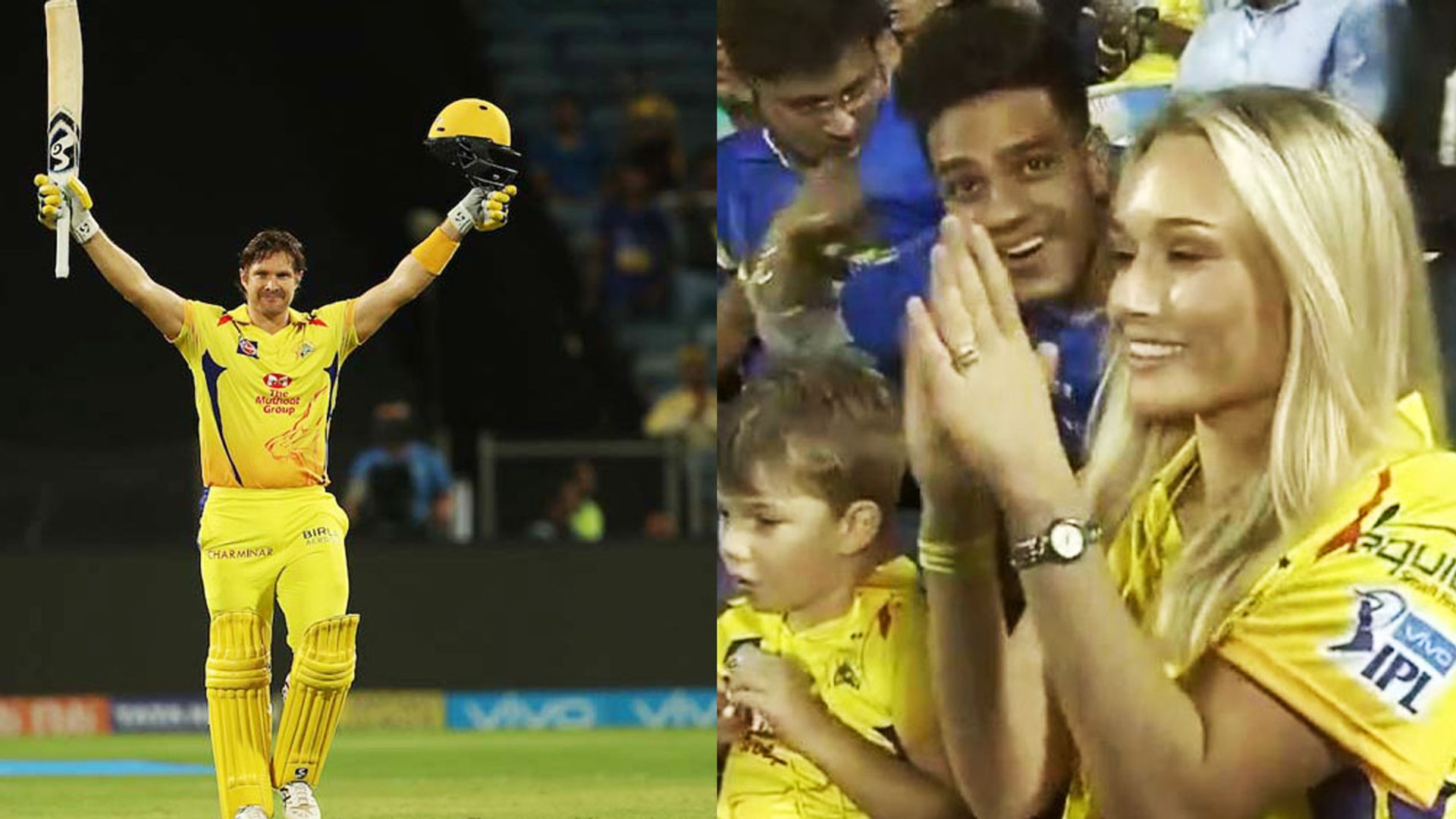IPL 2018 CSK vs RR: Shane Watson slams 2nd ton of this season, see how his  wife celebrates |वनइंडिया - video Dailymotion
