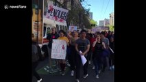 San Francisco students protest gun violence for national walkout day