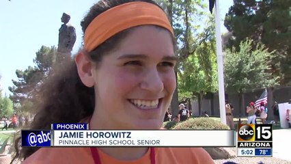 Students protest against gun violence at Arizona state Capitol