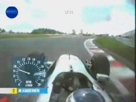 Depassement hakkinen sur schumacher GP de belgique 2000