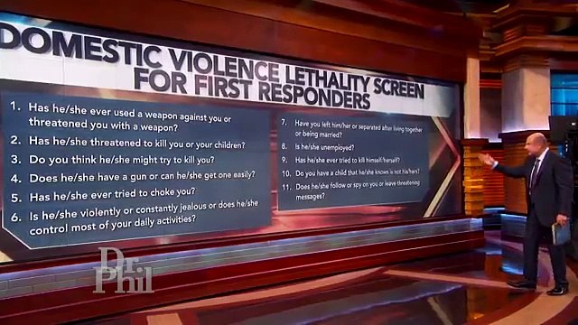 Dr. Phils ‘Drop Dead Deal Breakers And The Risk Factors For Victims Of Domestic Violence