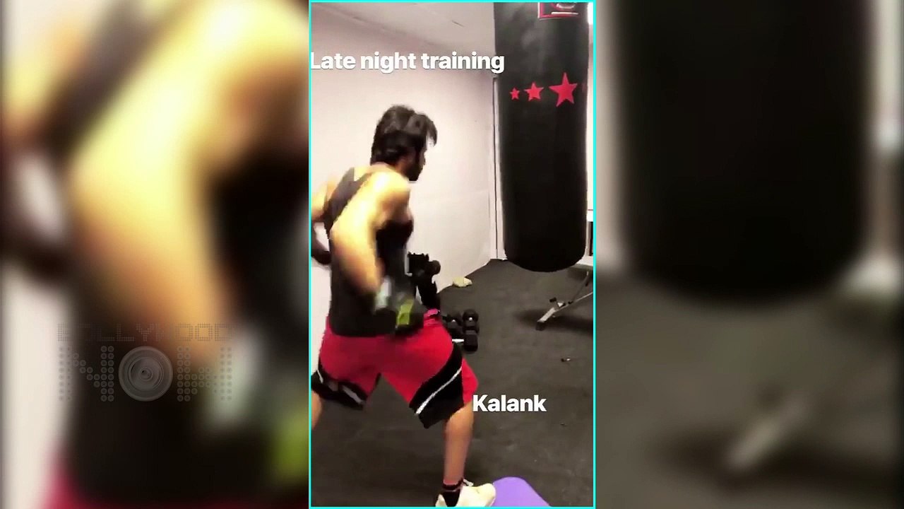 KALANK Movie 2019 - Varun Dhawan Training In Bo...