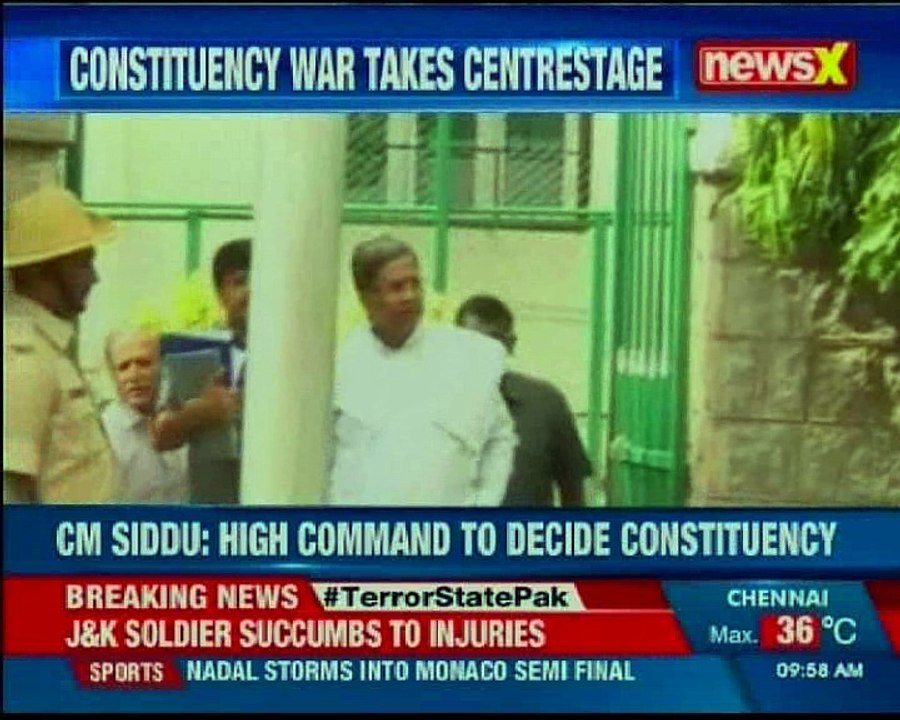 Constituency war takes centrestage; CM Siddaram...