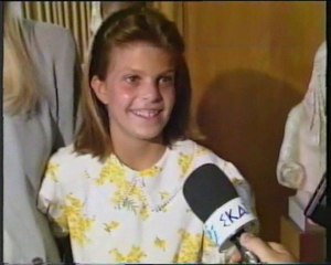 Athina Helene Roussel Onassis  la niña  mas rica, con 13 años 1999