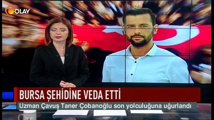 Bursa şehidine veda etti